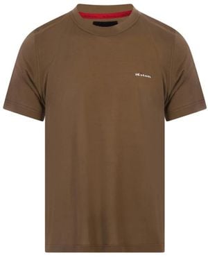 Kiton T-Shirts - Brown