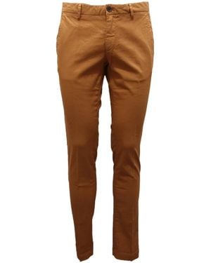 Mason's Slim-Fit Pants - Brown