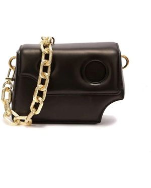 Off-White c/o Virgil Abloh Schultertasche Mit Logo-Print - Schwarz