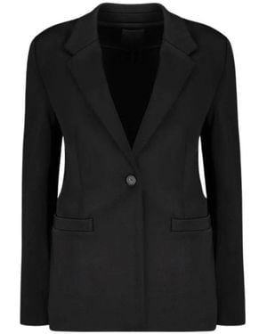 Givenchy Jassen ,Zwart ,Leer Tailored Viscose Blazer