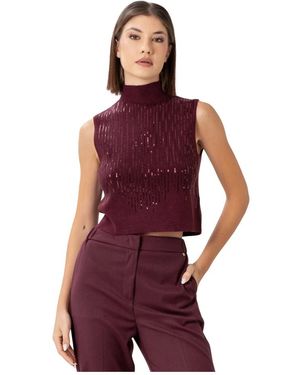 Kocca Sleeveless Knitwear - Purple