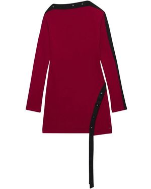 Gcds Jurk Met Knoopdetails - Rood