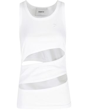 Coperni Sleeveless Tops - White