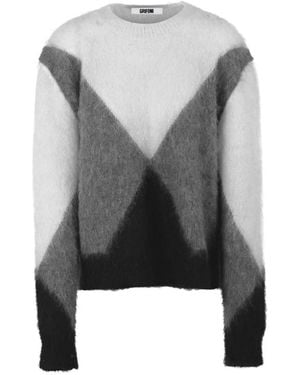 Grifoni Round-Neck Knitwear - Gris