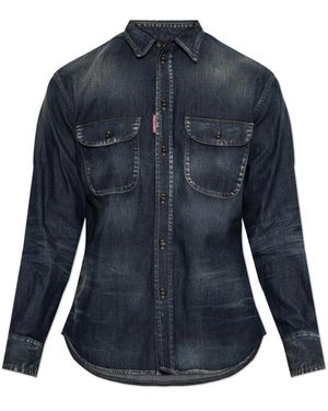 DSquared² Denimhemd - Blau