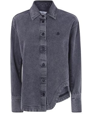 The Attico Denim Hemden - Blauw