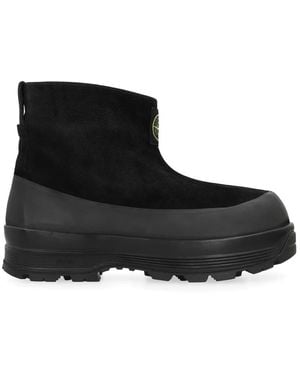 Stone Island Ankle Boots - Black