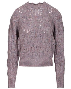 Isabel Marant Round-Neck Knitwear - Morado
