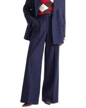 Marella Broeken ,Blauw ,Wijde Broek