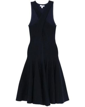 Alaïa Kleedjes ,Blauw ,Vestido Sm Punto Marino Elastico