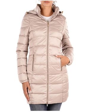 Yes-Zee Gewatteerde Satin Down Jas - Roze