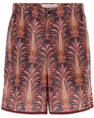 Valentino Garavani Casual Shorts - Red