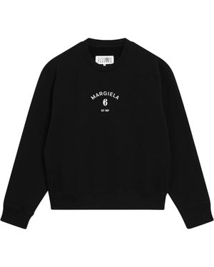 MM6 by Maison Margiela Sweatshirts - Black