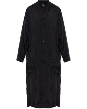 Comme des Garçons Single-Breasted Coats - Black