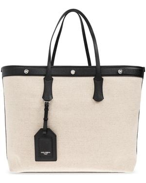 Dolce & Gabbana Tote Bags - Natural