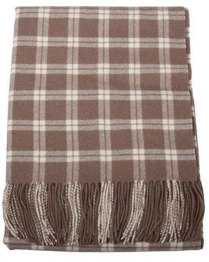 By Malene Birger Accessoires ,Bruin ,Wol Aurora Sjaal
