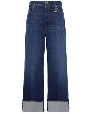 Sportmax Jeans ,Blauw ,Denim Max Mara Denim Jeans