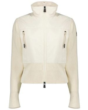 Moncler La Veste Cardigan Bi-Matière - Natur