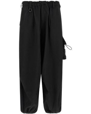 Y-3 Wide Trousers - Black
