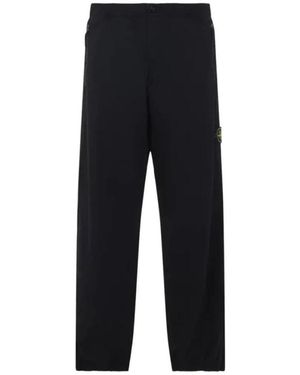 Stone Island Straight Hosen - Schwarz