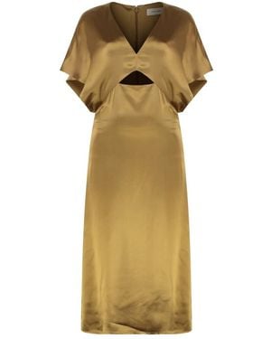 Yves Salomon Midi Dresses - Metallic