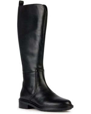 Geox Walk Pleasure Tall Boot - Black