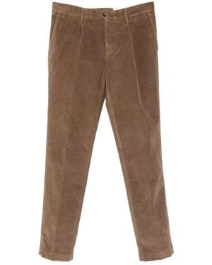 Incotex Corduroy Broek - Bruin