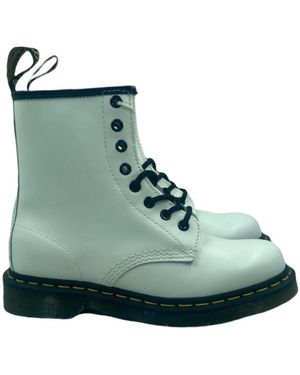 Dr. Martens 1460 stivali a pizzo liscio - Verde