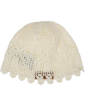 Alanui Accessoires ,Wit ,Katoen Island's Diary Crochet Hat - Naturel