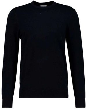 Profuomo Luxury Basic Crewneck - Blauw