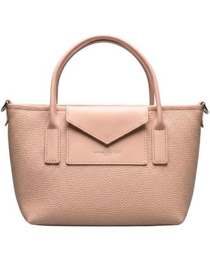 Lancaster Tassen ,Roze ,Leer Maya Double Kba Tote