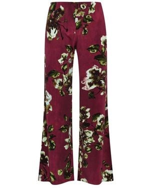 Maliparmi Wide Trousers - Rojo