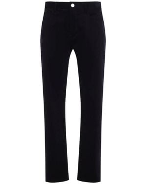Giorgio Armani Five-Pocket Corduroy Broek - Blauw