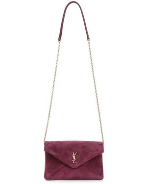 Saint Laurent Tassen ,Roze ,Shoulder Bags - Paars