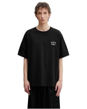KENZO Tops ,Zwart ,Katoen Boke Heart Oversize T-Shirt