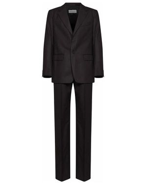 Dries Van Noten Single Breasted Suits - Nero