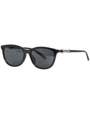 Gucci Accessoires ,Zwart ,Zonnebril - Grijs