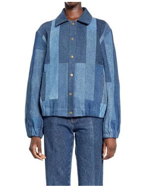 E.L.V. Denim Denim Jackets - Bleu