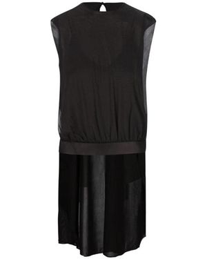 Fendi Satin Silk Top - Zwart