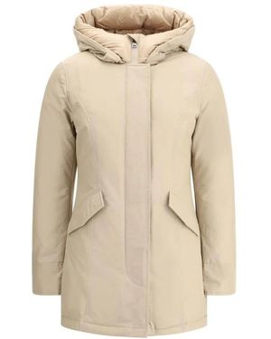 Woolrich Down Coats - Natural