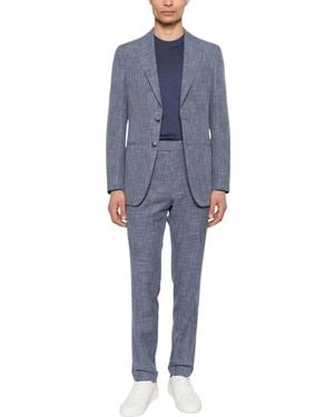 BOSS Single Breasted Suits - Azul