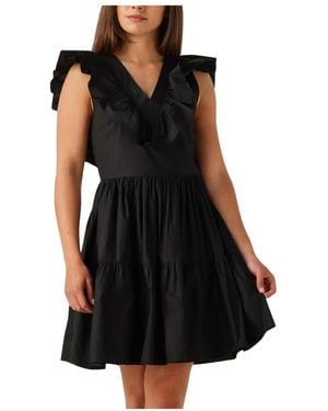 Second Female Short Dresses - Zwart