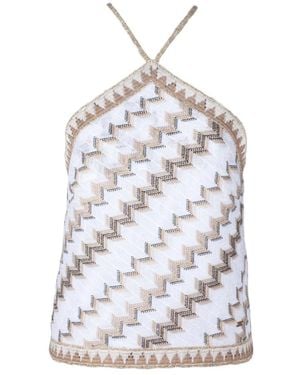 PHO® Firenze Sleeveless Tops - White