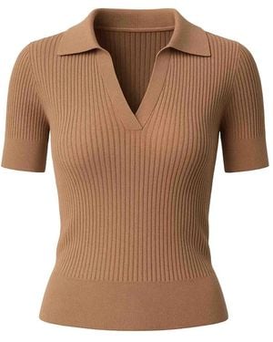 Max Mara V-Neck Knitwear - Bruin