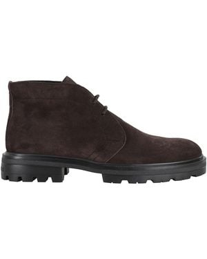 Hogan Lace-Up Boots - Black