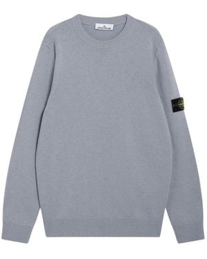 Stone Island Round-Neck Knitwear - Gris