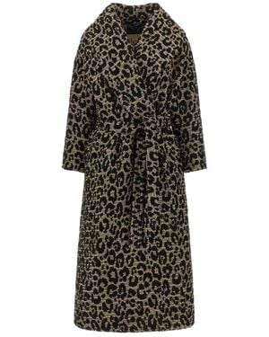 Herno Jassen ,Veelkleurig ,Pailletten Leo Coat - Zwart