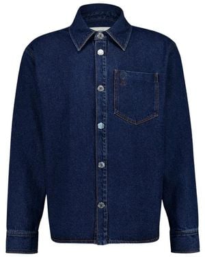 Ami Paris Denim Jackets - Blauw