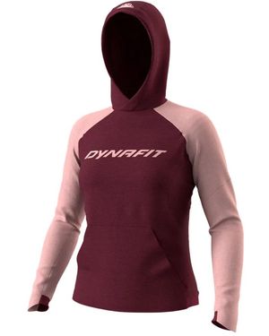 Dynafit Burgundy training hoody - Rot