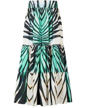 Roberto Cavalli Midi Skirts - Green